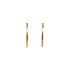 Gold Round Earrings