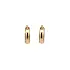 Gold Round Earrings