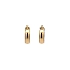 Gold Round Earrings