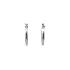 White Gold Round Earrings