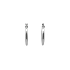 White Gold Round Earrings