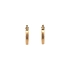 Gold Round Earrings