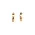 Gold Round Earrings
