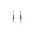 Gold Round Earrings