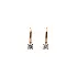 Earrings with Pink Gold Zircons