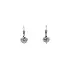 Earrings with White Gold Zircons