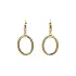 Gold dangle earrings