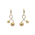 Gold dangle earrings