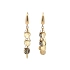 Gold dangle earrings