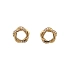 Gold Earrings with Zircons