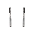 Earrings with White Gold Zircons