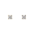 Gold Pecky Earrings with Zircones