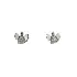 Earrings Angel with White Gold Zircons