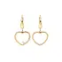 Gold Earrings with Pearl