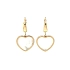 Gold Earrings with Pearl