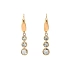 Earrings made of Combination Gold