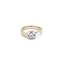 Ring with Zircon made of Combination Gold