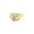 Gold Ring with Zircons