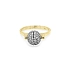 Gold Ring with Zircons
