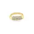 Gold Ring with Zircons