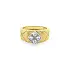 Gold Ring with Zircons