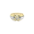 Gold Ring with Zircon made of Combined Gold