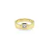 Gold Ring with Zircon
