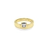 Gold Ring with Zircon