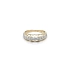 Ring with Zirconias in Gold Combination