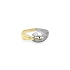Gold Ring with Zircons