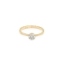 Gold Ring with Zircons