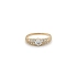 Gold Ring with Zircons