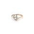 Gold Ring with Zircons