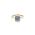 Gold Ring with Blue Stone