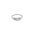 Ring with White Gold Zircons