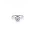 Engagement Ring with Zircon