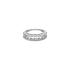 Ring with White Gold Zircons