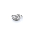 Ring with White Gold Zircons