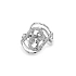Gold Ring with Zircons