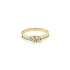 Gold Ring with Zircons