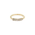 Gold Ring with Zircons