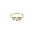 Gold Ring with Zircons