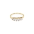 Gold Ring with Zircons