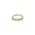Gold Ring with Zircons