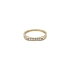 Gold Ring with Zircons