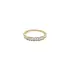 Gold Ring with Zirconia Stones