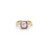 Gold Ring with Purple Stone