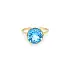Gold Ring with Blue Stone
