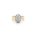Gold Ring with Zircons