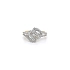 Ring with Zirconias in Gold Combination